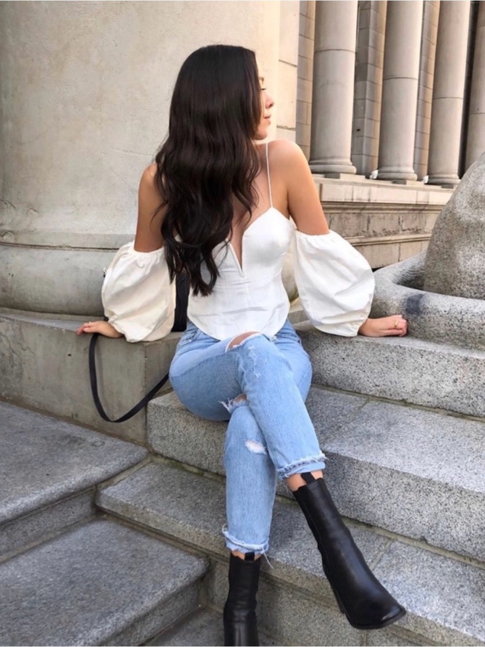 For Love and Lemons Celeste Moire Top XS NWT